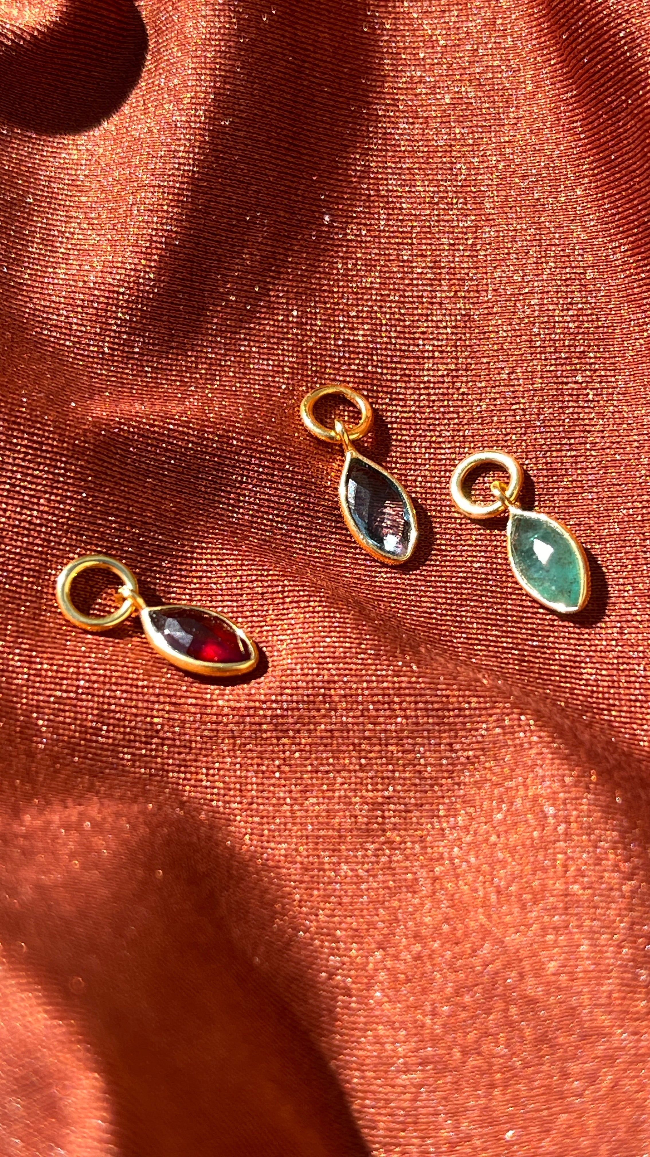 Gemstone charms